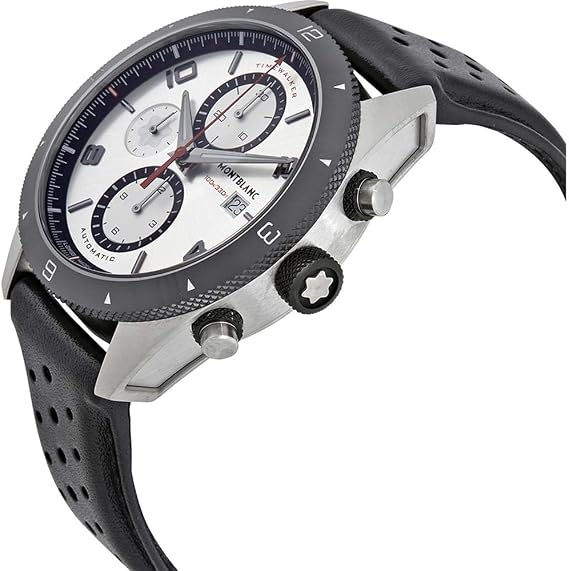 Montblanc TimeWalker Chronograph Automatic Silver Dial Mens Watch 116100, Silver, Chronograph