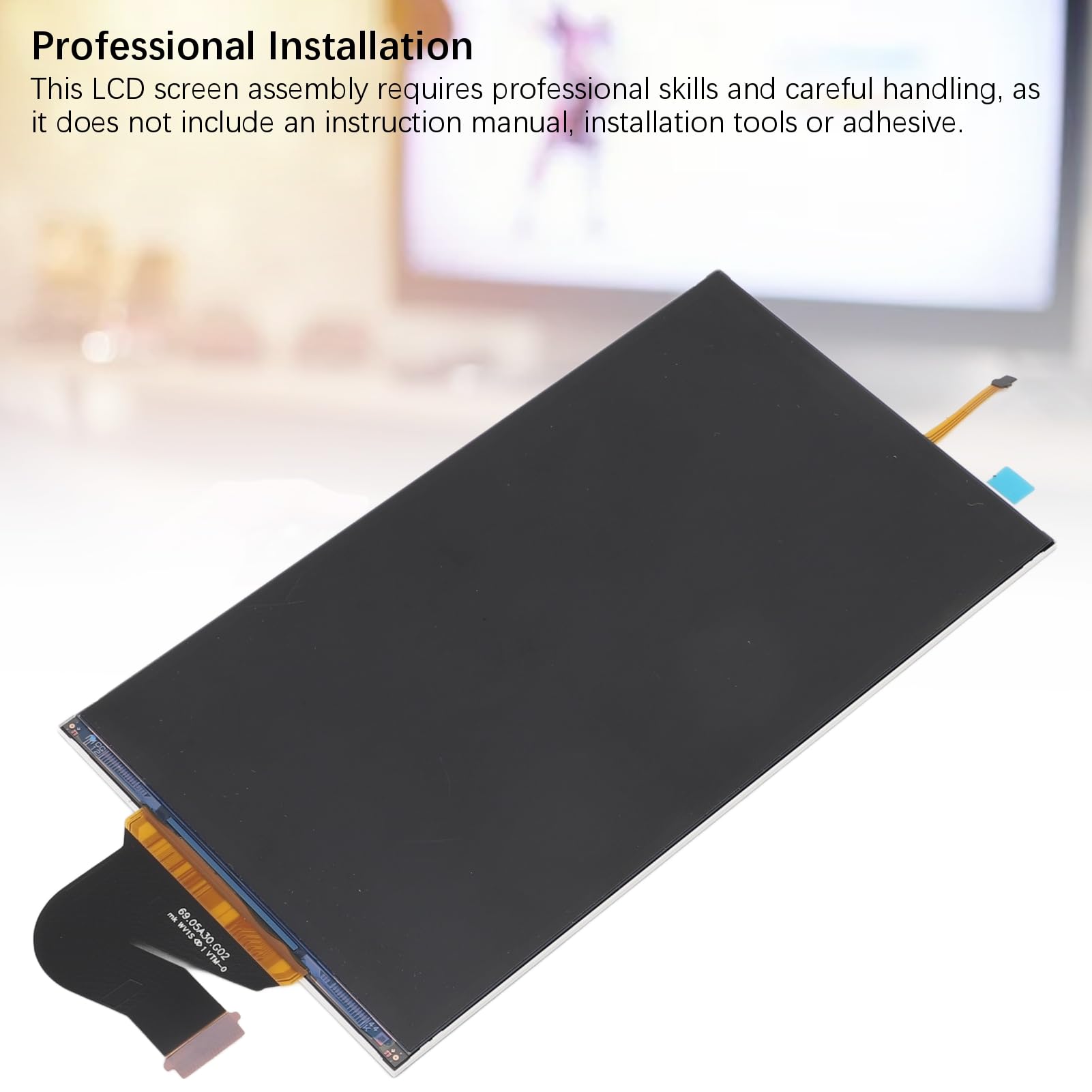 Omquot Display LCD per Console di Gioco di fascia alta per Lite, Visuali brillanti, Corregge i Problemi Di Visualizzazione Comuni, Include Pellicola Protettiva Assemblaggio Schermo LCD per