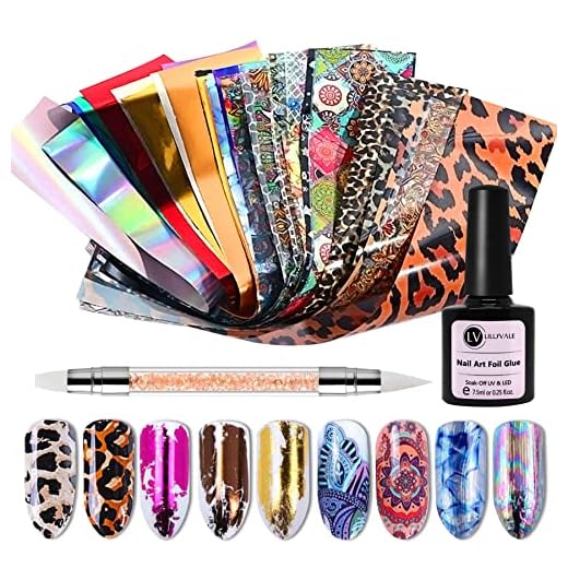Lillyvale Nail Foils Adhesive Set