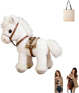 Plush Pony Keychain | horse bag charm perfect for decorating backpacks and handbags, and an ideal gift for Halloween, Thanksgiving, Christmas