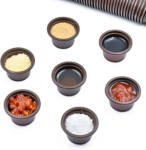 Miniatura 2 de MRTIOO Tazas biodegradables 100 unidades tazas de alimentación de agua y comida de gecko crestado cuencos de alimentación de reptiles para lagarto y