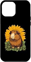 Vista 13 de iPhone 12 mini Guinea Pig Sunflower for Guinea Pig Lovers Case