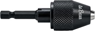 LABEAR Keyless Drill Chuck Adapter, 1.5-6mm, 1/4" Hex Shank | 3-jaw grip, tool-free bit changes, compact converter for cordless screwdriver, precision drilling, craft, jewelry, DIY repair