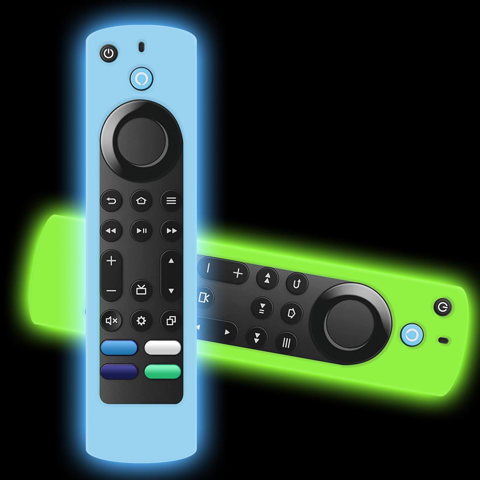 Hi Color Custodia In Silicone Per Telecomando Fire TV Stick 4K Max 2023 (2a Gen) - Con Cordino, Colori Vivaci
