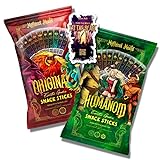 Mythical Meats Original & Humanoid Sampler Pack BUNDLE β 20 Exotic Game and Beef Snack Sticks β Dried & Dehydrated Meats Seasoned to Perfection β High Protein Snack Sticks