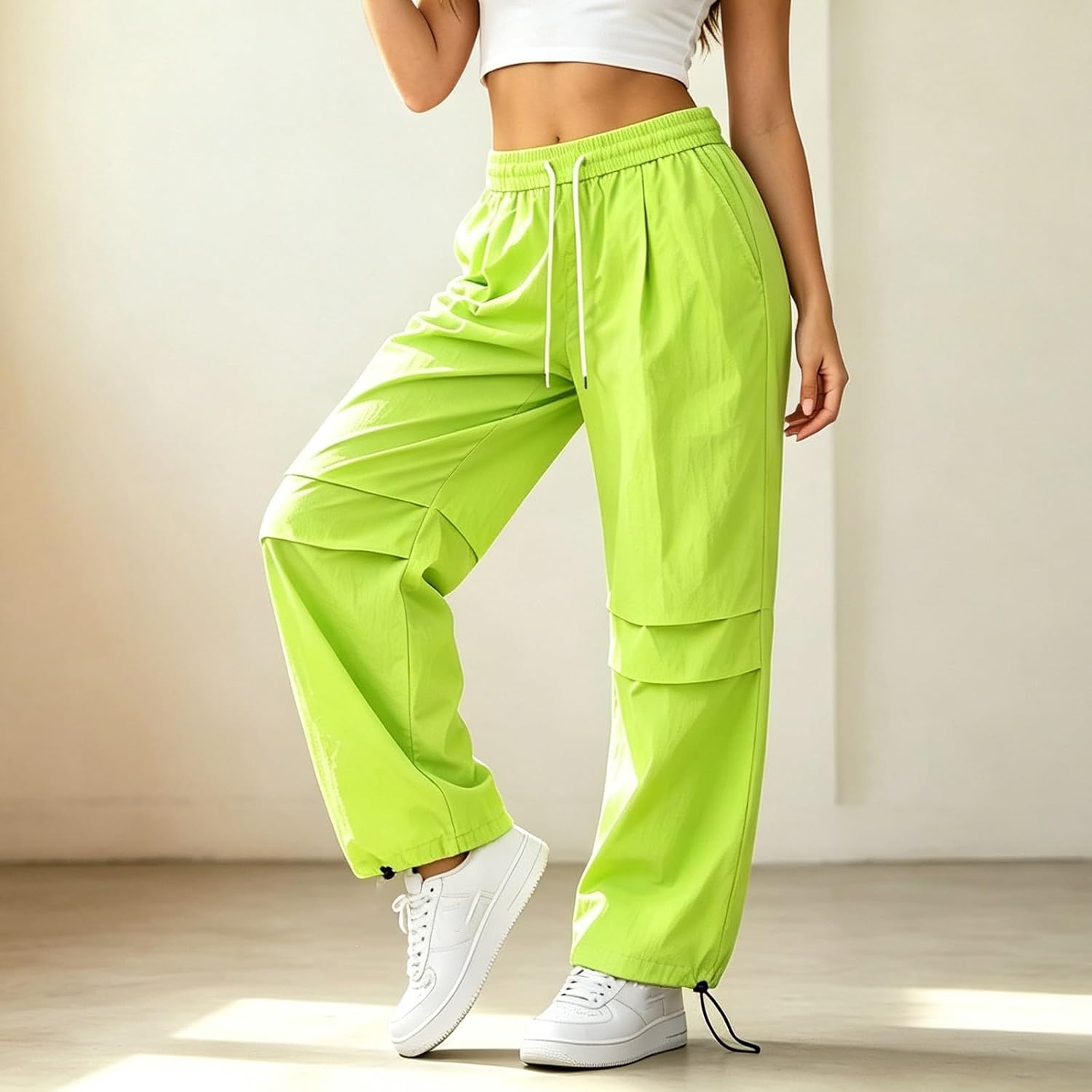 Track Pants Women Baggy Wide Leg Outdoor Lightweight Sweatpants