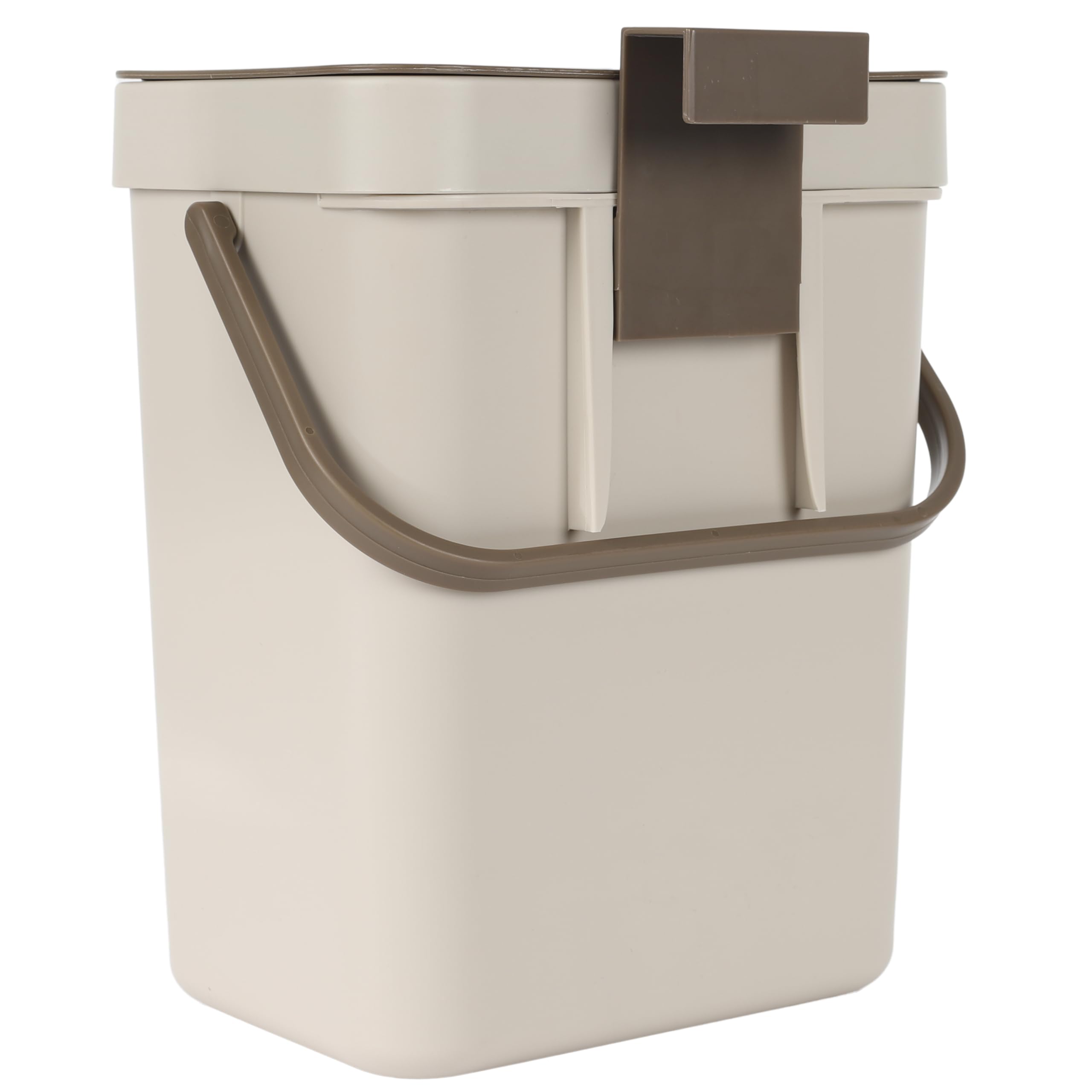 Poubelle à Compost 5L Plastique avec Accroche et Anse