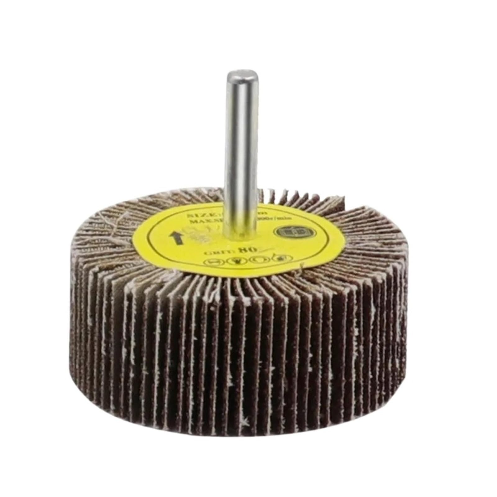 16-80mm 80 Grit Sanding Flap Wheel Disc Abrasive Grinding Wheel Accessories Sandpaper Grinding Polishing Tools For Drill(80mm)