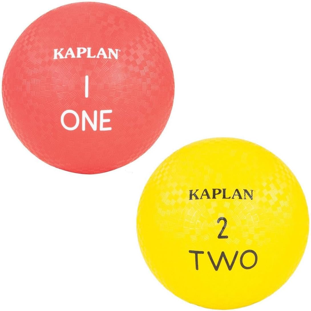 Kaplan Early Learning Colored Playground Balls - Set of 6