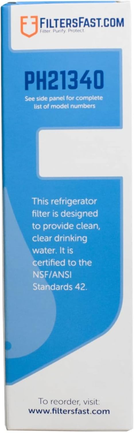Filters Fast PH21340 Compatible Replacement for Samsung HAF-QIN/EXP, DA297-17376B Refrigerator Water Filter Cartridge Carbon Filter for Fridge Water Dispenser