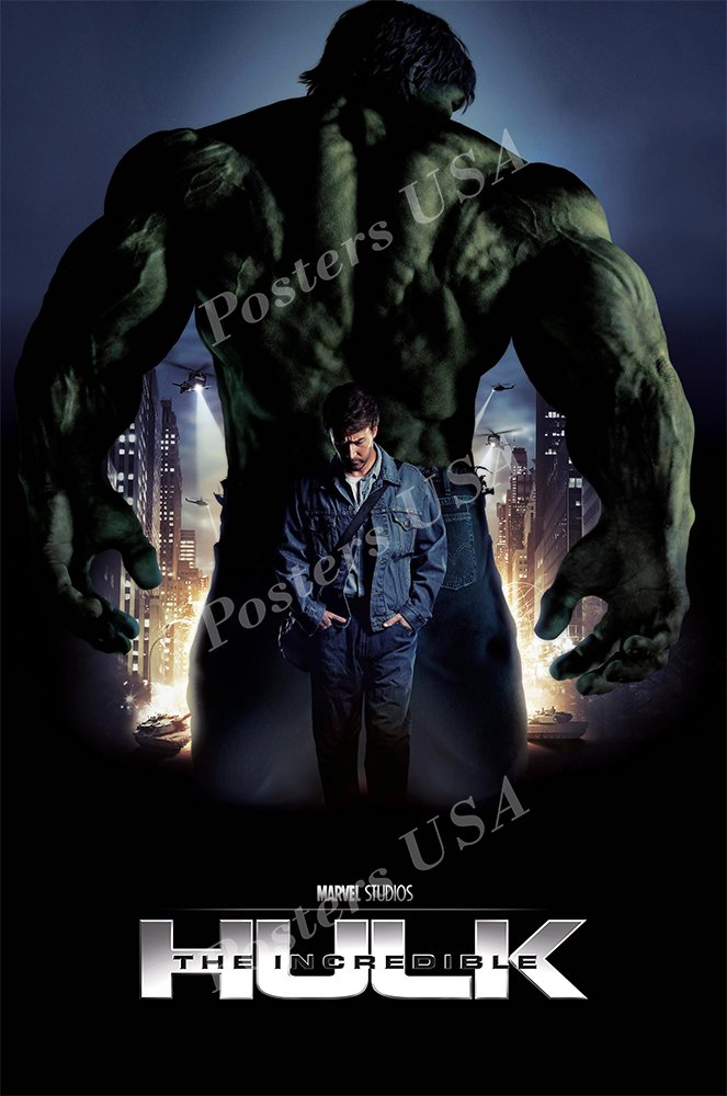 Posters USA - Marvel The Incredible Hulk 2008 Movie Poster GLOSSY FINISH - FIL280 (24" x 36" (61cm x
