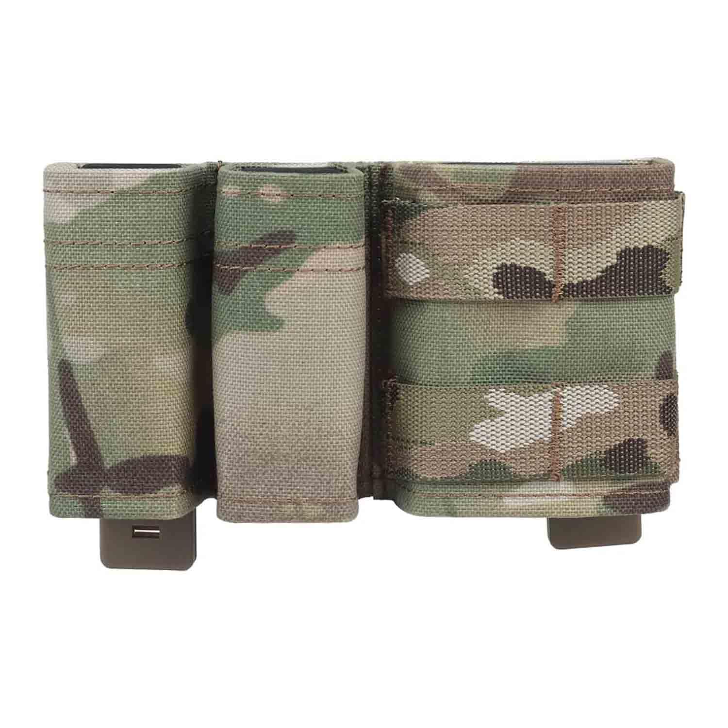 Tactical 9mm MOLLE Magazine Pouch 5.56 Mag Pouch Double Set Tactical Placard with Quick Release Insert for Chest Rig Vest