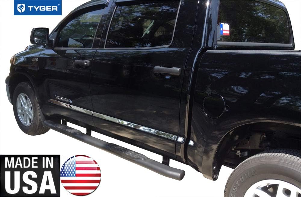 Made in USA! Compatible with 2007-2020 Toyota Tundra Crew Max Body Side Molding Trim 1.5" Wide 8PC