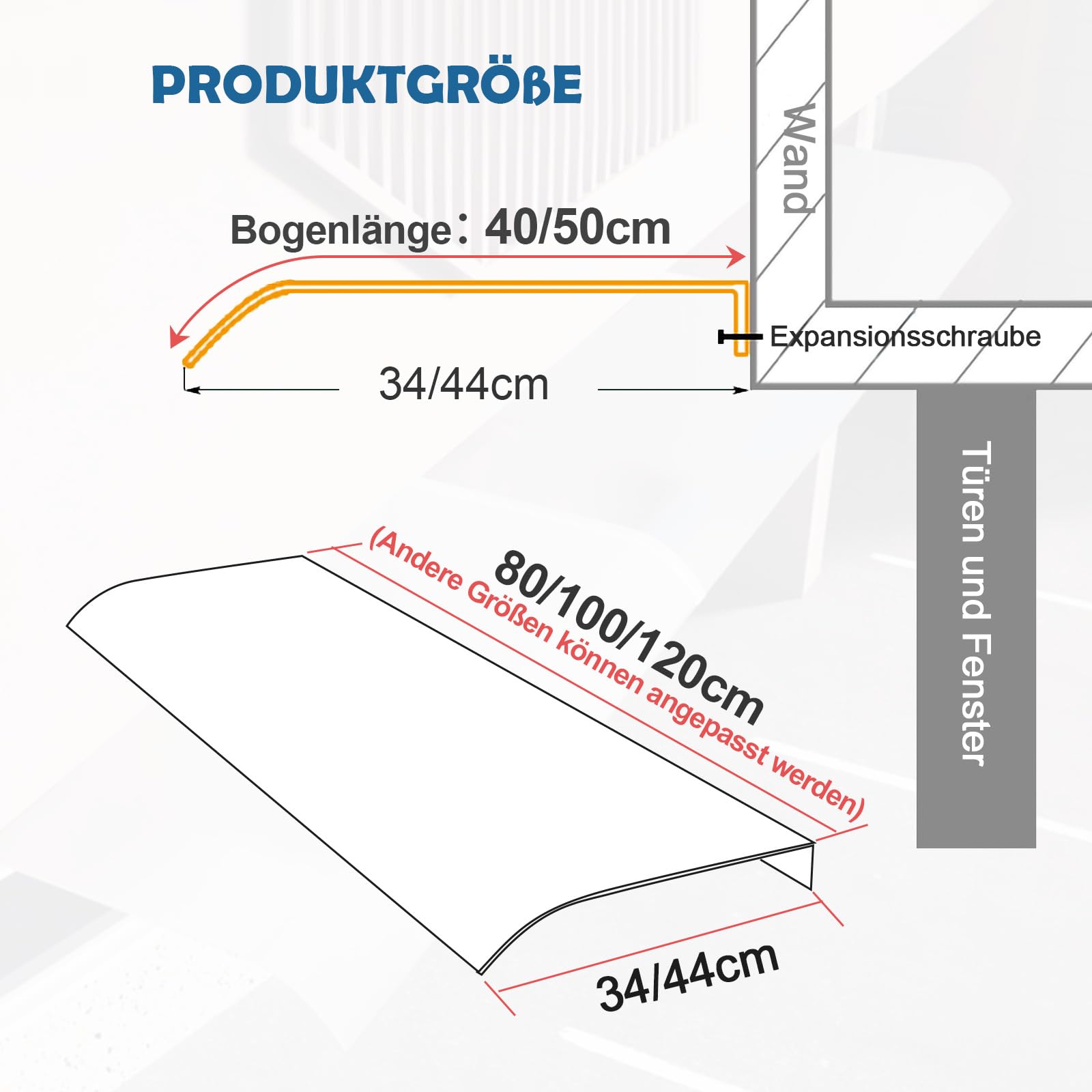 Przezroczysty baldachim drzwiowy – żywica UV i odporna na warunki atmosferyczne osłona nad głowę do drzwi wejściowych, ga, balkonu, okna, ochrona przed owadami, schronienie na zewnątrz