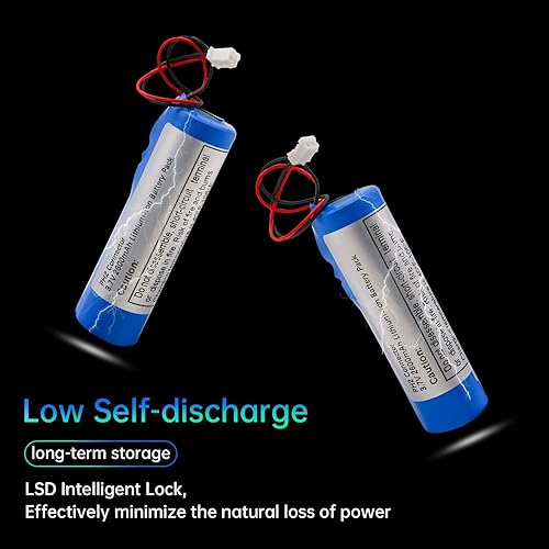 Miniatura 4 de Qimoo Batería de repuesto para amplificador de voz B0143KH9KG 3.7V 2600mAh Batería recargable de iones de litio con conector PH de 0.079 in