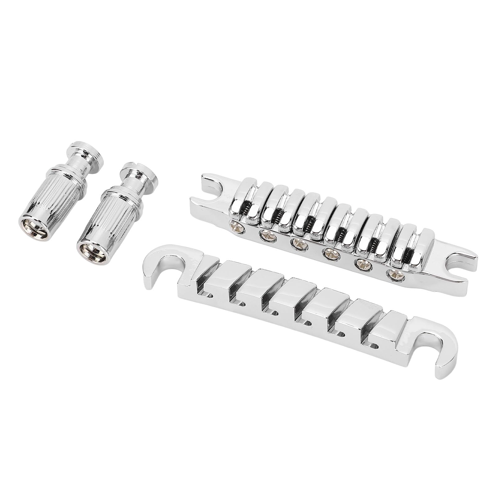 Gitarrensaite durch Steg, Zinklegierung, Individuell Verstellbar, 10, 4 Mm Saite durch Steg, Ersatz für (SILVER