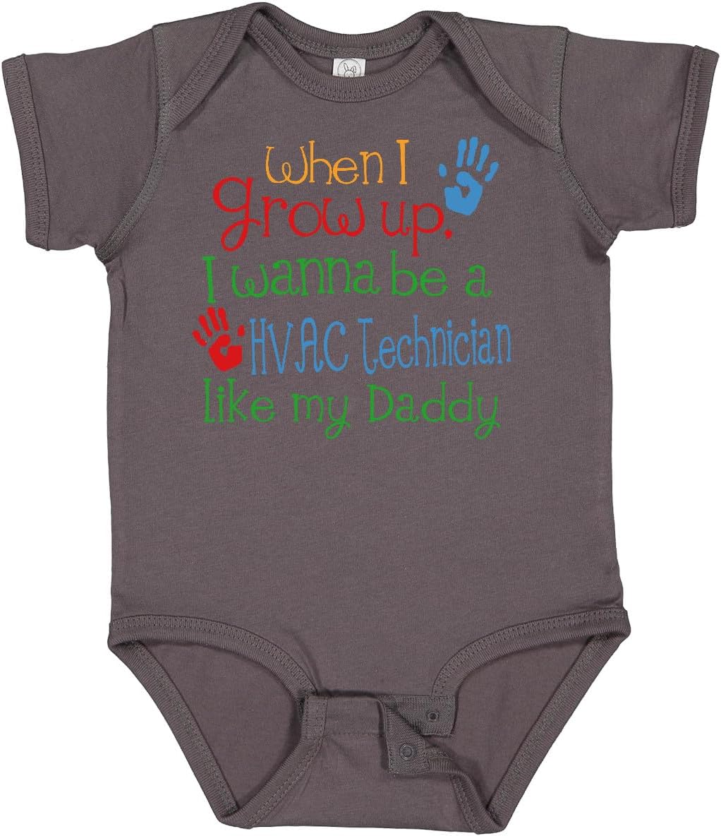 inktastic Hvac Technician Like Daddy Baby Bodysuit
