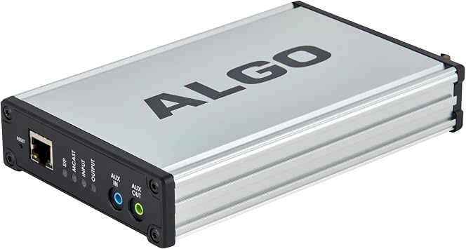 Algo 8301 IP Paging Adapter & Bell Scheduler for Integrating Lgeacy Analog Amilifiers PoE Bundle with 2X Auxilary Cables, Cable Ties, 6th Avenue Fiber Cloth