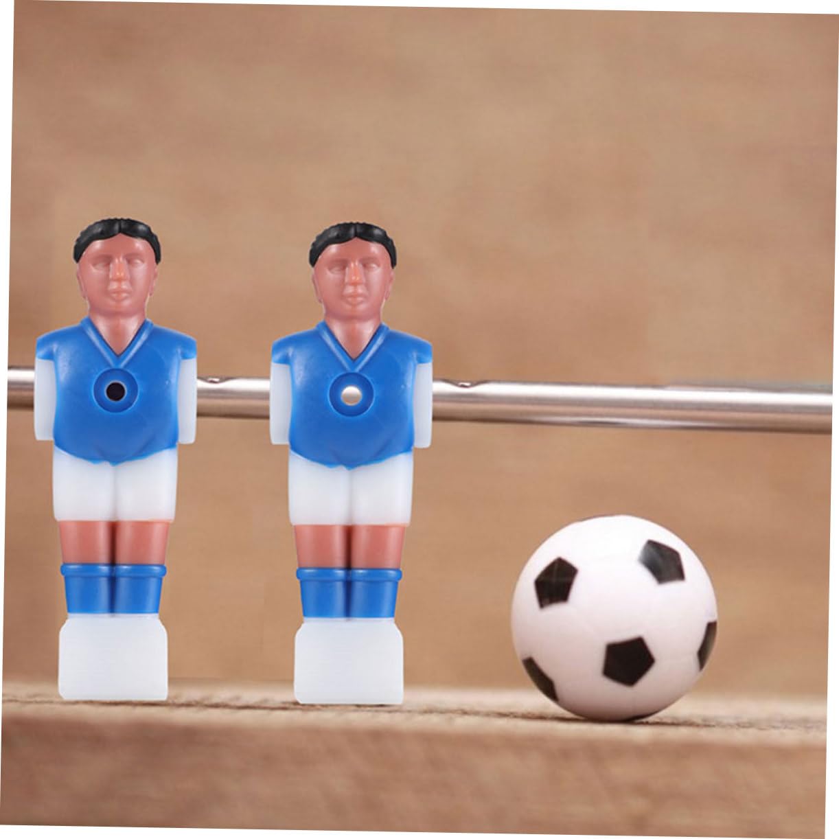 Set 12 Pezzi Giocatori Calcio Balilla in Abs Maglia Rossa e Blu, Accessori Sostitutivi per Tavolo Calcio Balilla per Uso Versatile e Gioco Migliorato in Riunioni Familiari