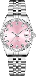 Women's Casual Business Quartz Wrist Watch (Light Pink)