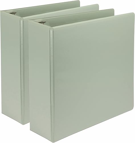 Vista 28 de Samsill - Carpeta de anillos redondos de 3 pulgadas, respetuosa con el medio ambiente, con certificado USDA Biobased, colección de moda, paquete