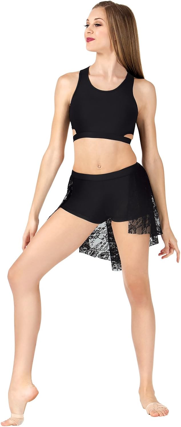 Body Wrappers Adult Prowear Boy-Cut Dance Shorts BWP282 at  Women’s Clothing store