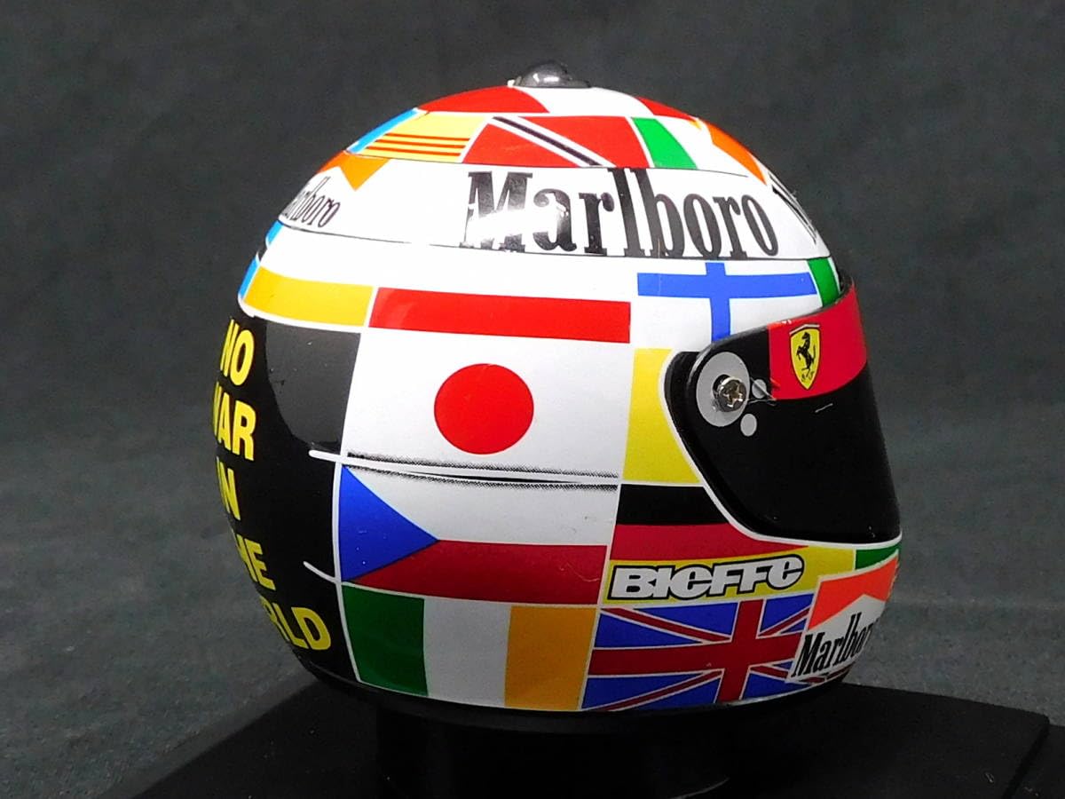 Amazon.co.jp: 1/5 ヘルメット 1995 G.ベルガー マルボロ仕様