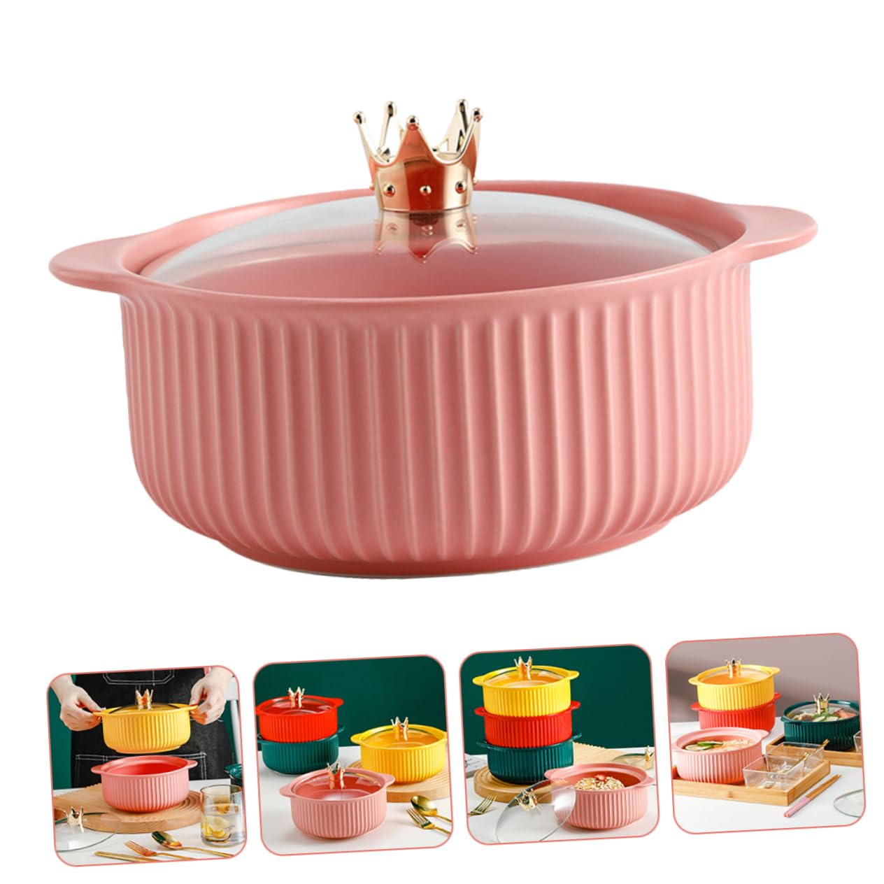 Tazón de fideos instantáneos de cerámica, Tazón de fideos instantáneos de cerámica Tazones de sopa de porcelana Tazones de sopa japoneses Tazón de sopa asiática Tazón de fideos