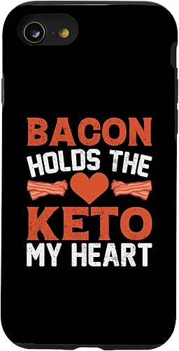 iPhone SE 2020 7 8 Bacon Lover Funny Bacon Famous Food Keto Diet Case iPhone SE 2020 7 8 Bacon Lover Funny Bacon Famous Food Keto Diet Case