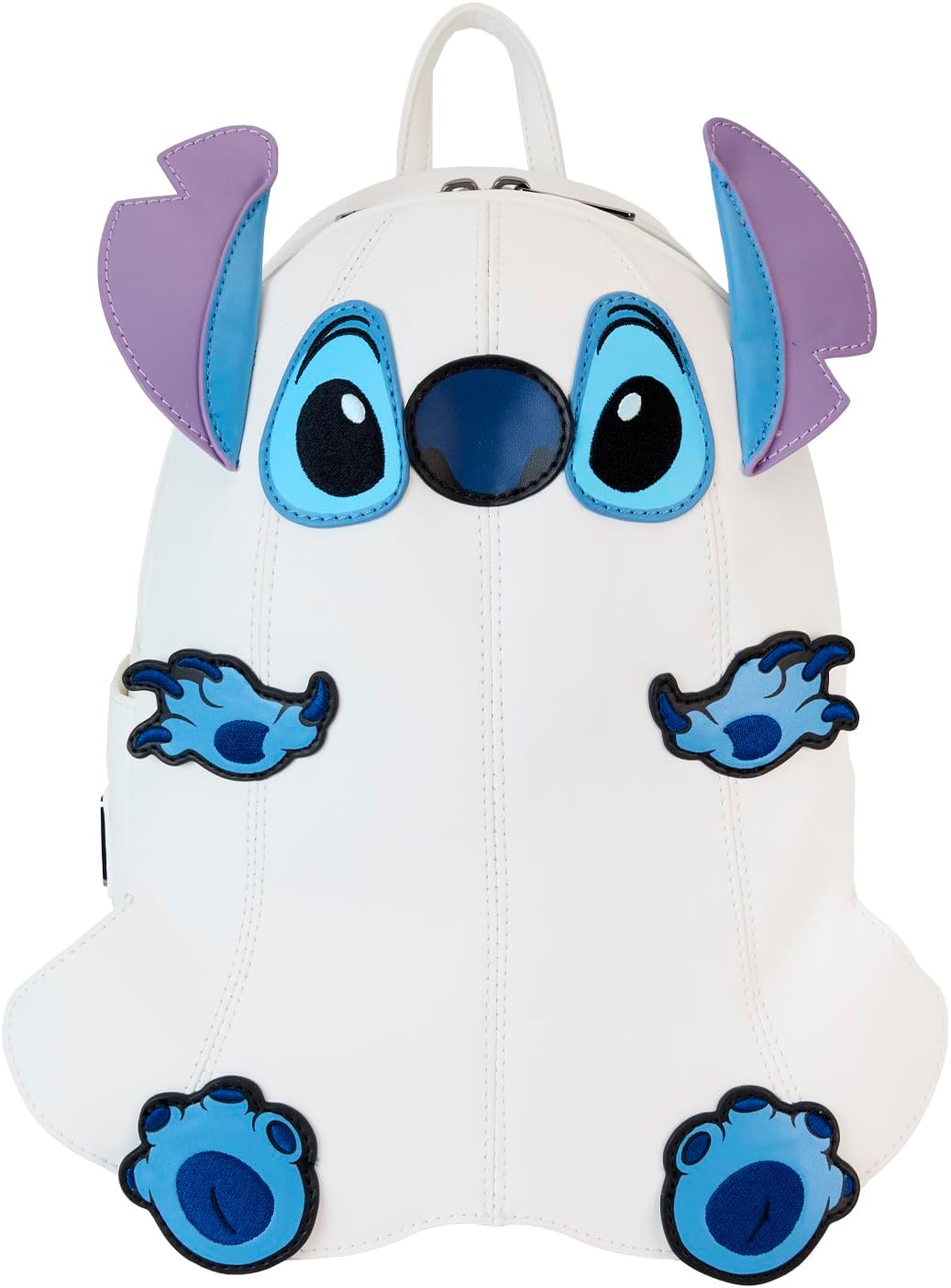 Loungefly Disney Stitch Ghost Costume Figural Glow Mini Backpack, Multi, Mini