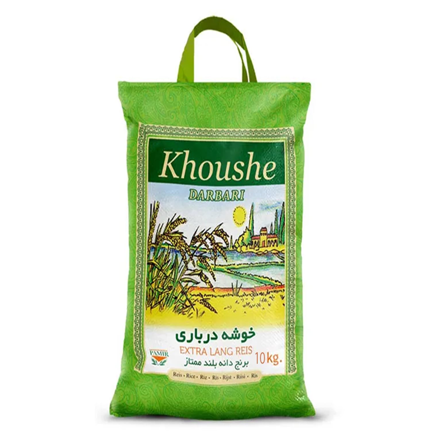 MyTNN Khoushe Momtaz, ryż basmati, 1 x 10 kg, ryż dla (Tahdig), oryginalny ryż basmati, ryż, ryż, ryż, basmati, ekstra długie ziarno ryżu, wysokiej jakości ryż