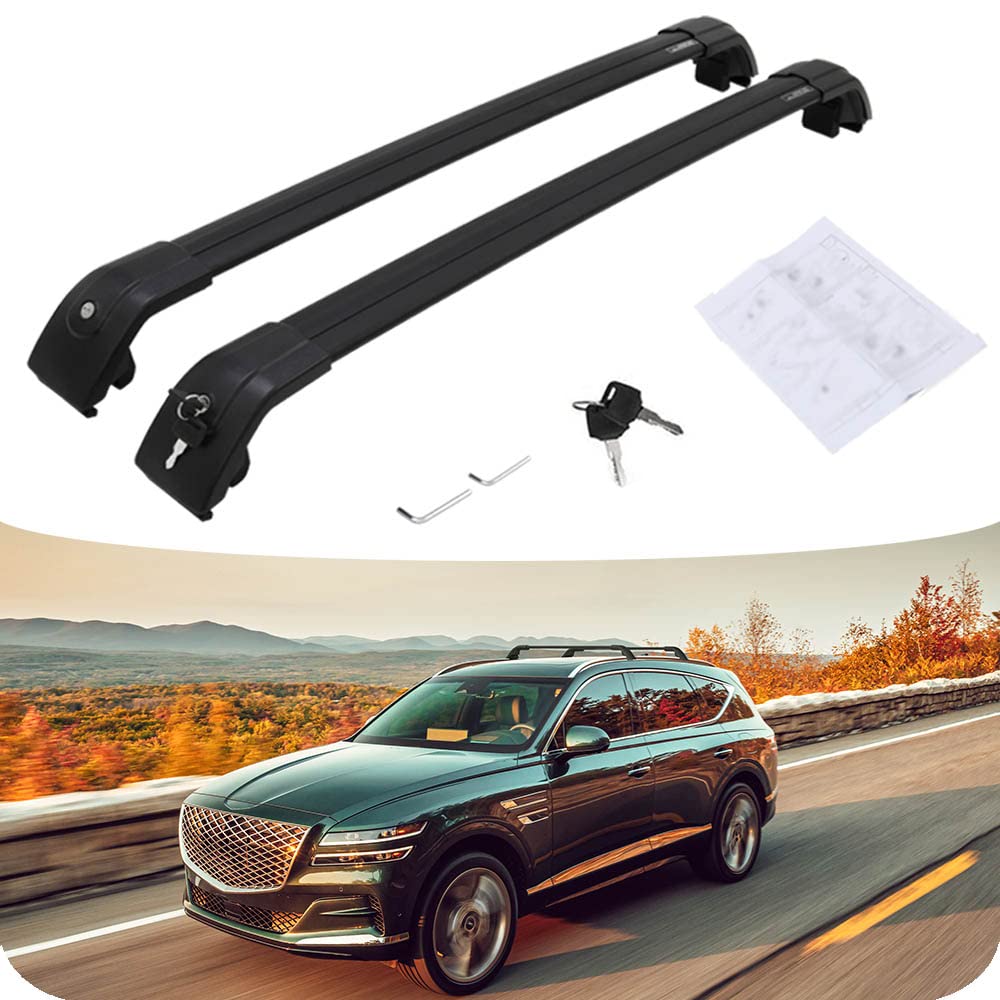 Buy SNIXWOO Cross Bar Fit for Genesis GV80 2021 2022 Lockable Crossbars