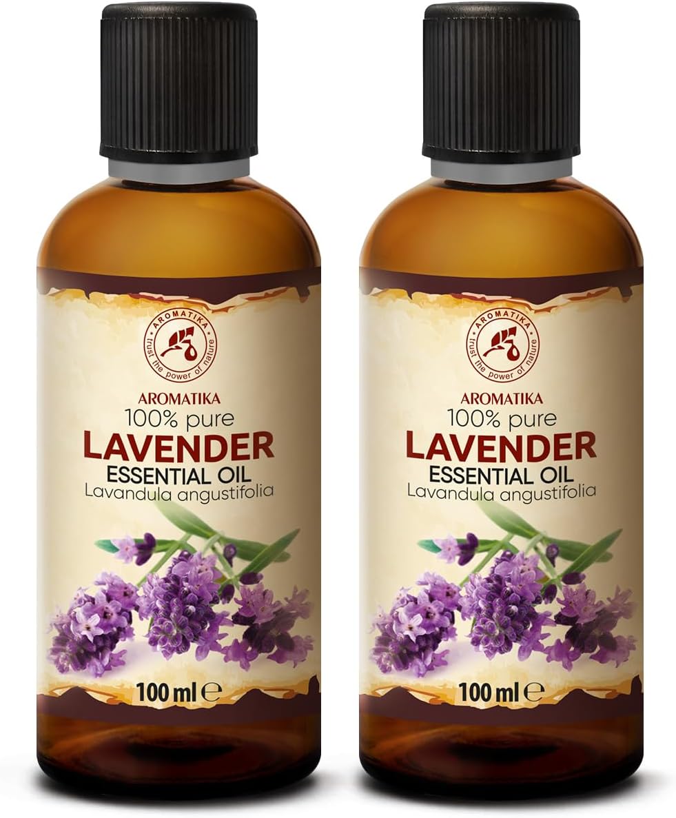 Lavender Essential Oils 6.8 Fl Oz for Diffusers - Aromatherapy - Pure Lavender Oil - Fragrance Oil for Sleep - Skin Care - Body - Hair