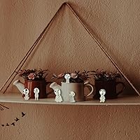 Vista 3 de 20 piezas de elfos de árbol que brillan en la oscuridad, accesorios para jardín de hadas, mini gnomos luminosos fantasmas, decoraciones en miniatura