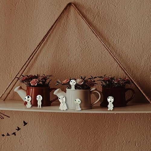 Miniatura 3 de 20 elfos de árbol que brillan en la oscuridad, accesorios de jardín de hadas, mini gnomos fantasmas luminosos, decoraciones de paisaje en miniatura,