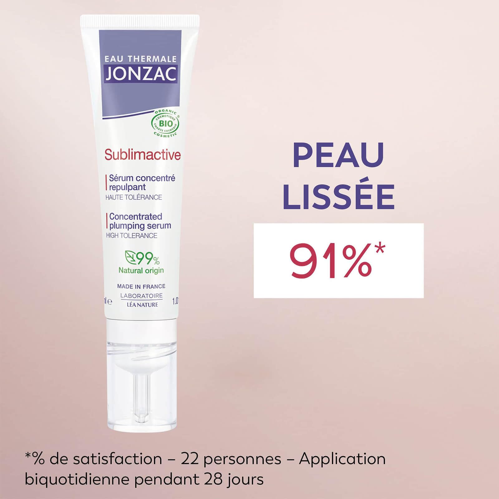 Eau Thermale Jonzac | Sérum Concentré Anti-âge - Sublimactive | Lisse les rides et ridules | Raffermit, Illumine & Repulpe | Peau fraîche et hydratée | Toutes peaux | 99% d’origine naturelle | 30 ml