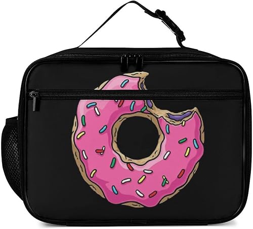 Miniatura 9 de Muishi Coloridas notas musicales reutilizables, lonchera aislada, bolsa enfriadora, lonchera para comida y comida, bolsa de mano para mujeres,