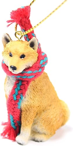 Conversation Concepts Shiba Inu - Pequeño adorno de Navidad en miniatura encantador Conversation Concepts Shiba Inu - Pequeño adorno de Navidad en miniatura encantador