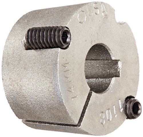 Martin 1108 14MM Taper Bushing, Sintered Steel, Metric, 14 mm Bore, 38.37 mm OD, 22.22 mm Length