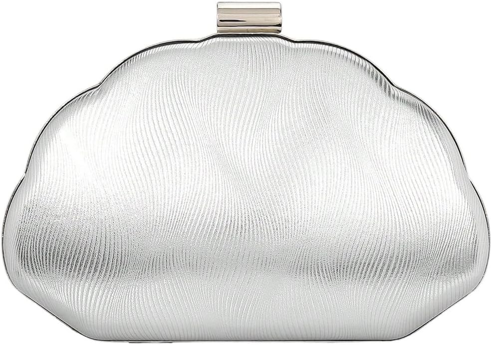 QWINEE Women's Shell Shaped Clutch Purse Seashell Purse Evening Bag | Shell Purse, Seashell Bag, Mini Crossbody Bag, Wedding Guest Purse, Evening Handbag