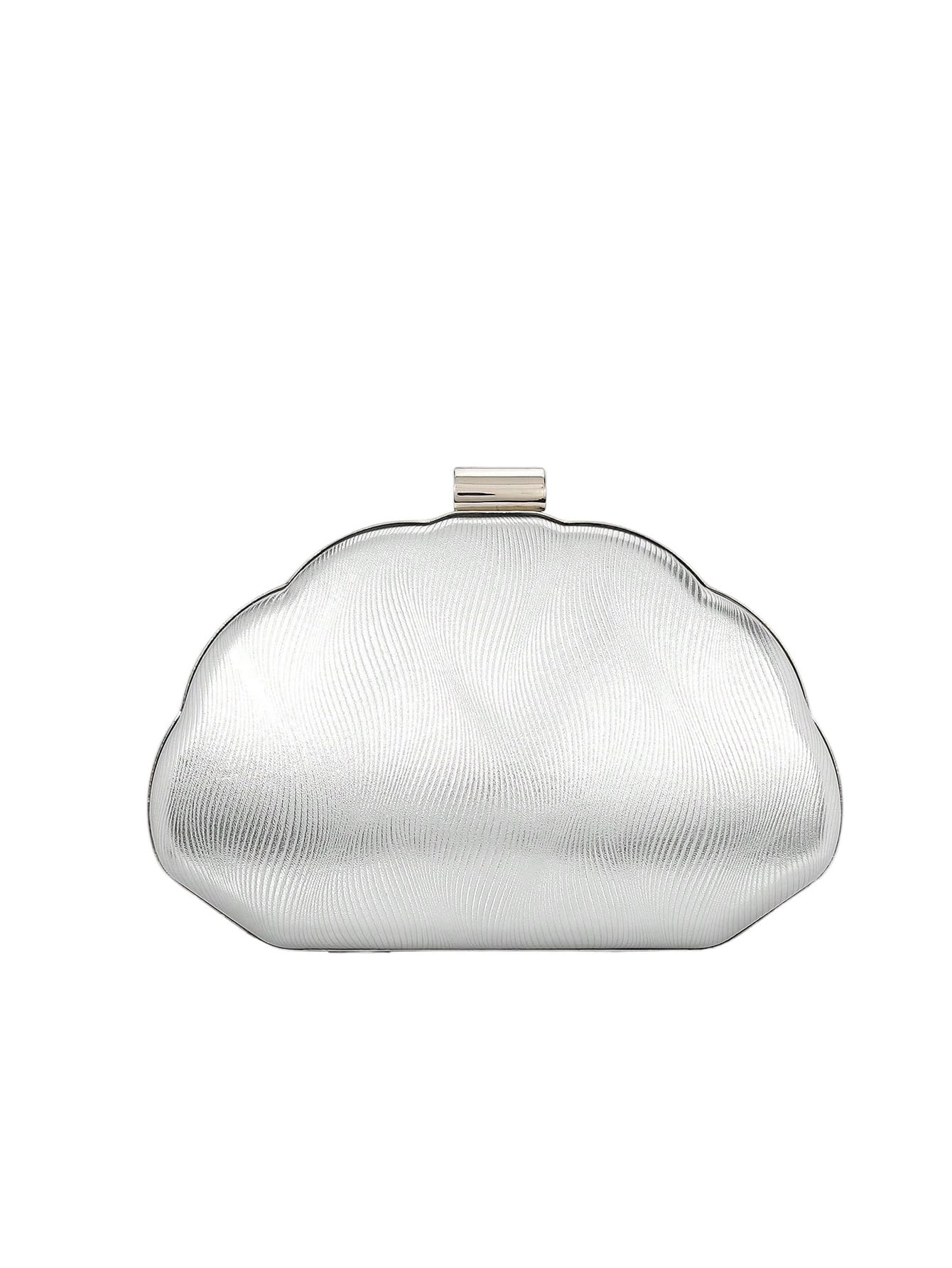 QWINEE Women's Shell Shaped Clutch Purse Seashell Purse Evening Bag