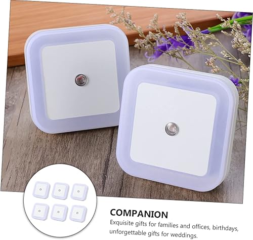 Miniatura 4 de TEHAUX 12pcs llevó la lámpara de noche de la noche con nosotros para los dormitorios pasillos y escaleras iluminación segura para niño niña y madres