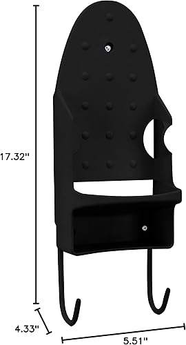 Miniatura 6 de Organizador de tabla de planchar y plancha de montaje en pared 360 para lavandería  Se adapta a la mayoría de planchas  Capacidad para tablas de