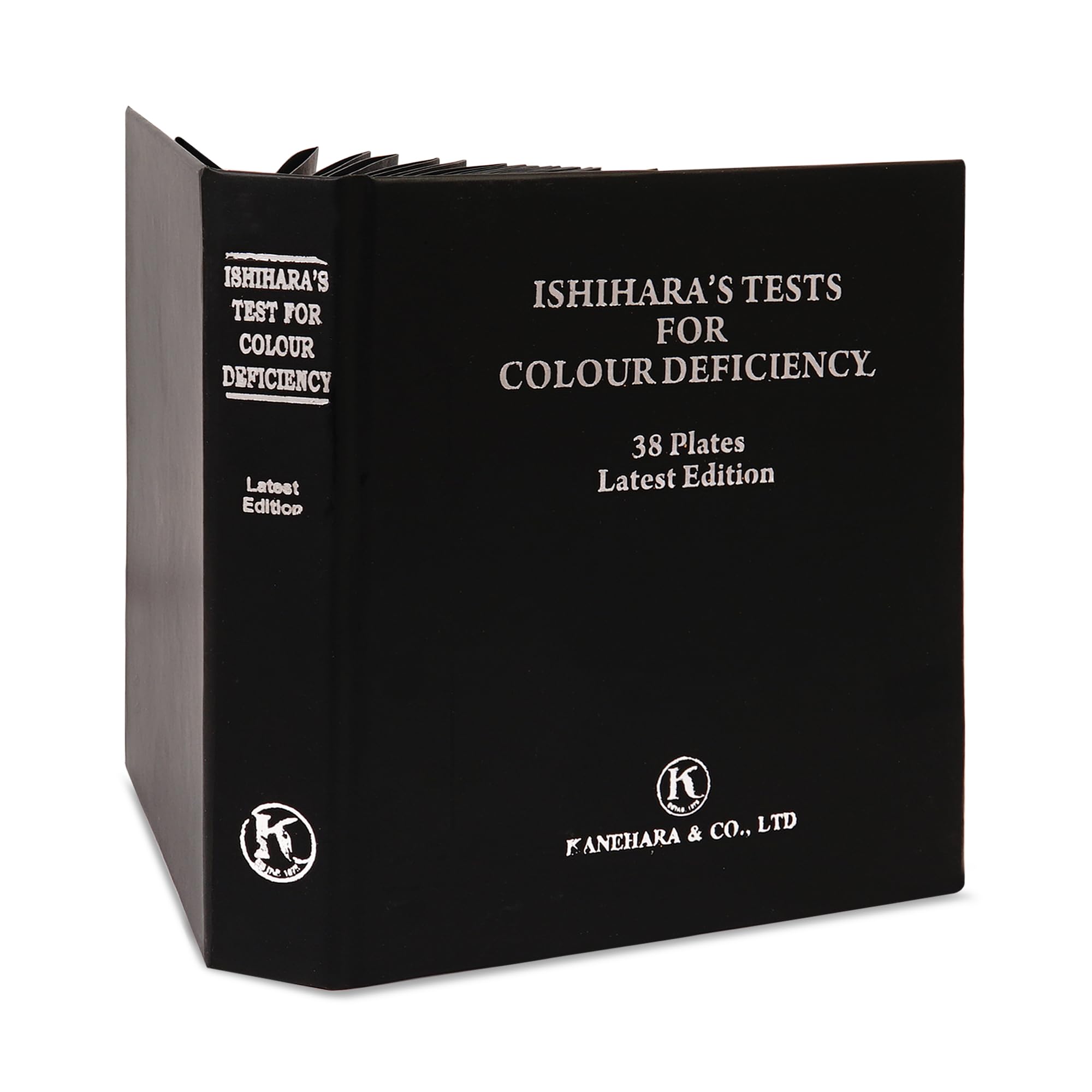 Ishihara book 38 plates original | latest Edition | Ishihara Test for Colour deficiency | Color Vision Test for Adults and Professionals Ishihara colour Vision Book Eye Test Book for Blindness Comprehensive