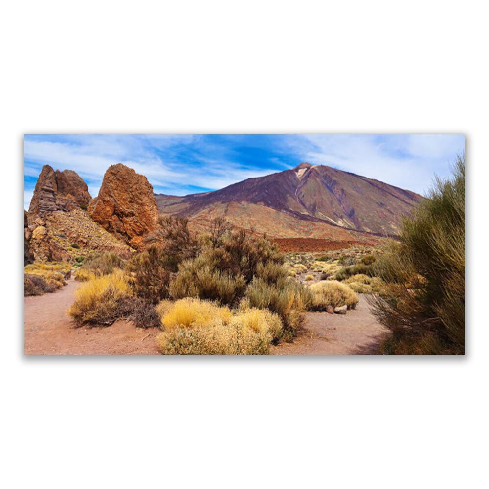 Impression sur verre acrylique 140x70cm Tulup tableau déco mural paysage