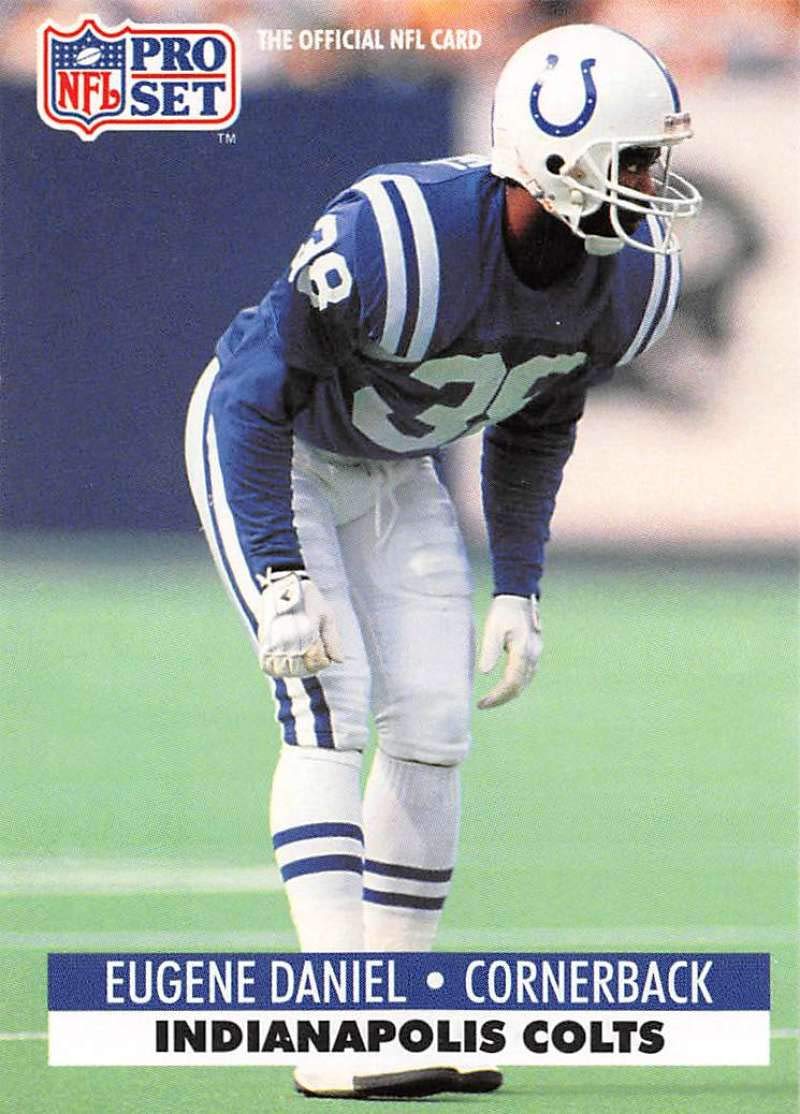 Amazon.com: Football NFL 1991 Pro Set #526 Eugene Daniel #526 EX