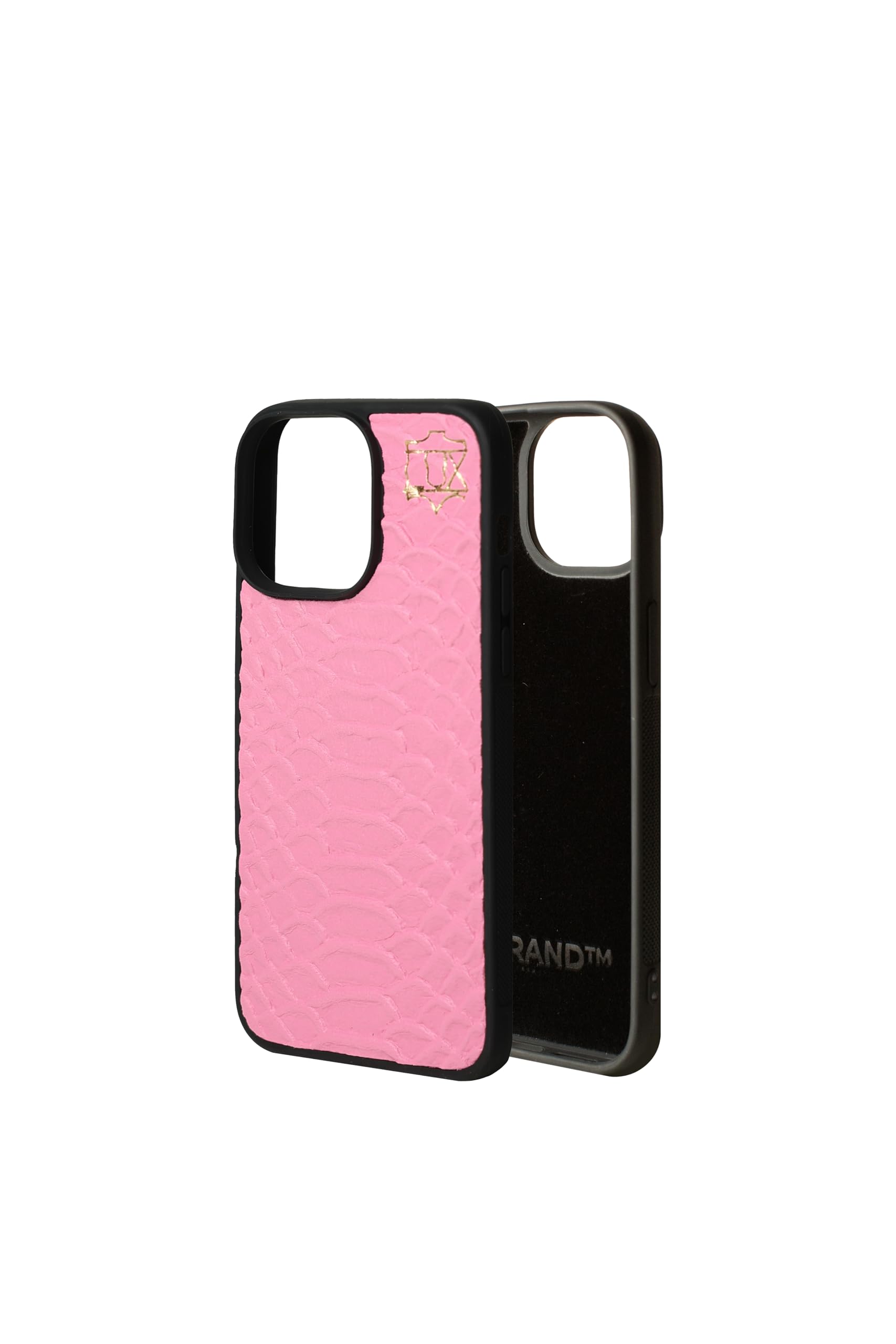 Coque iPhone 16 Pro Max cuir véritable Mamba Rose luxe - 8