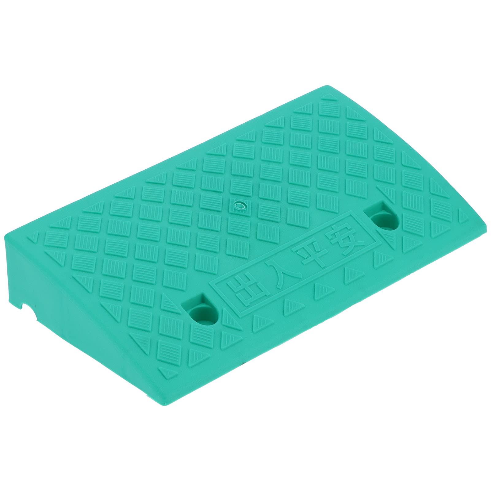 9cm Thickness Car Ramp Garage Ramp Portable Curb Ramp Plastic Threshold Ramp Industrial Curb Ramp for Driveway Car Supplies Accessibility Green
