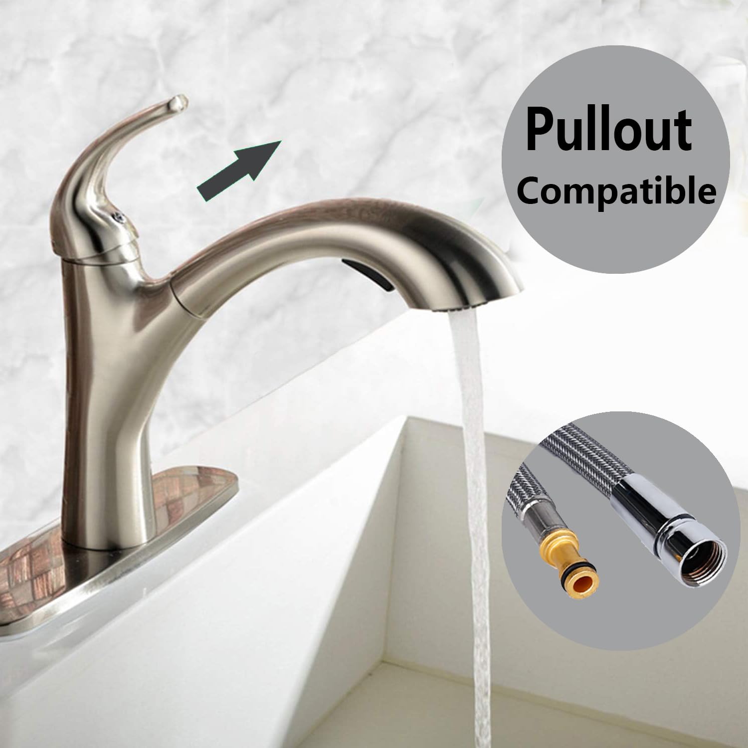 159560 Replacement Hose Kit Compatible With Moen Kitchen Faucet