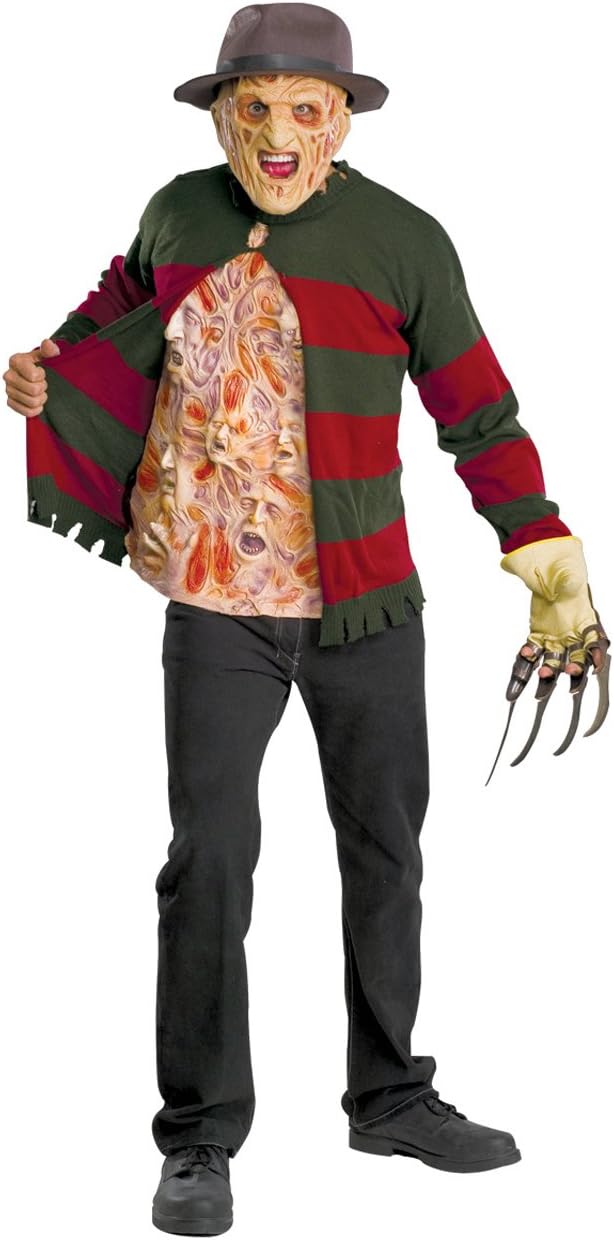Nightmare On Elm Street Costume, Mens Freddy Krueger Chest Of Souls Costume, Standard, CHEST 44", WAIST 30 - 34"